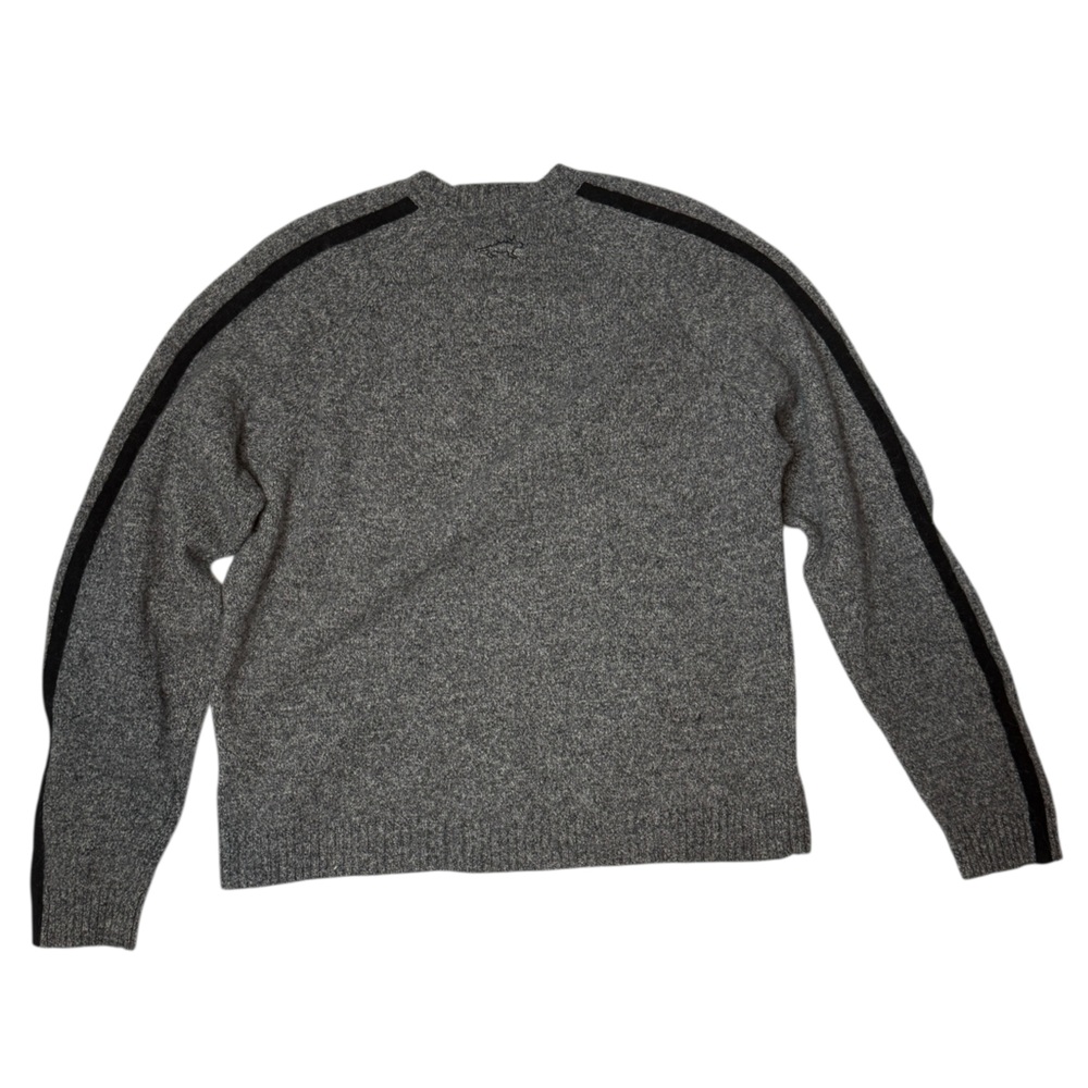 Horny Toad Lambs Wool Gray‎ Crew Neck Pullover Sweater Medium Retro - Picture 3 of 6